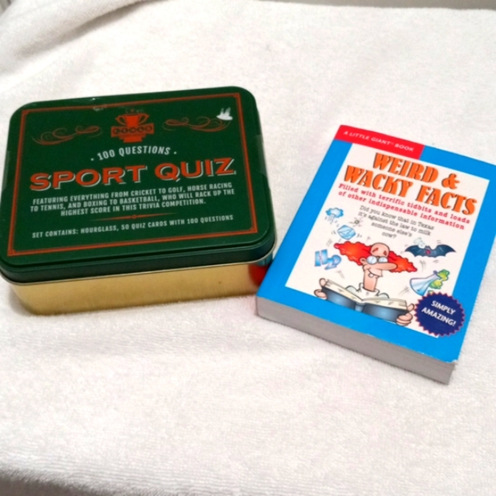 Sports Quiz Game & Weird & Wacky Facts book